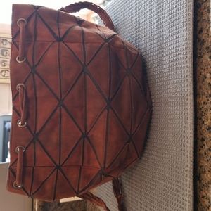 Cleobella brown suede bucket bag